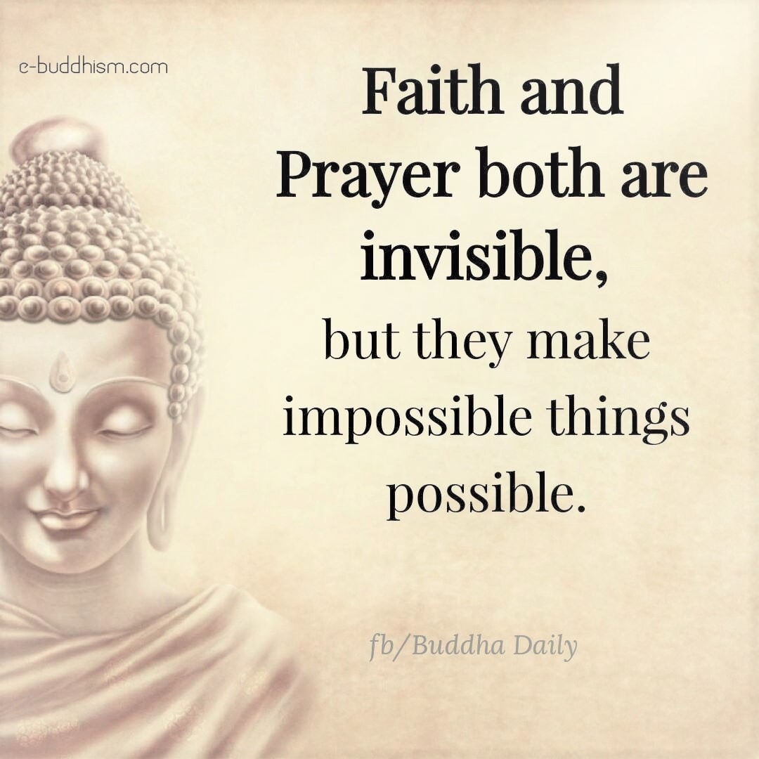 Beige on beige meme saying Faith and Prayer both are visible, but they make impossible things possible